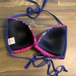 Hollister  Bikini Top Triangle Halter Tribal Colorful Western Aztec Pink Small Photo 2