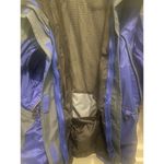 Columbia Sportswear Omni Tech Titanium Blue Waterproof Outerwear Jacket Medium Photo 5