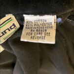 Westbound Vintage  Sport Black and Gold Velour Jacket Size L Photo 5