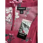 Torrid Midi Challis High Neck Dress Berry Dianne Floral 3X NWT Photo 3