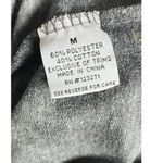 J for Justify  Women's M Cropped Sweatshirt Lightweight Gray Tie Dye Casual Comfy Photo 3