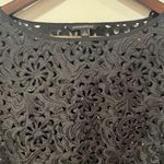 Banana Republic  Women’s Black‎ Short Sleeve Lace Cropped Blouse - Size Small Photo 1