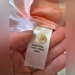 Maurice's  Peach and White Plaid Shirt Photo 3