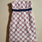 Vineyard Vines Limited Edition Kentucky Derby Strapless 100% Cotton Dress Size 0 Photo 0