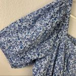 Old Navy floral smocked waist defined puff sleeves Size Medium Photo 7