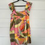 Kourt Women’s Large Tropical Boho Mini Dress New Photo 5