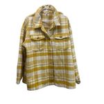 JODIFL  Shacket size 1xYellow/gold and white plaid Photo 4