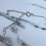 Silver Initial Necklace Photo 2