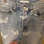 PacSun  Butterfly Print Blue Jeans Photo 2