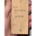 NWT Mandalay Dark Pearl Beaded Empire Waist Maxi Long Evening Gown Womens Size 6 Silver Photo 13