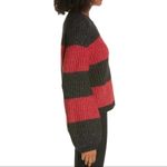 La Ligne Colorblock Balloon Sleeve Crop Sweater XS NWT Photo 2