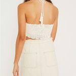 Urban Outfitters ‎ Crochet Bandeau tube Top cream size small Photo 1