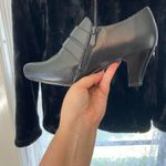 Pierre Dumas Black Faux Leather Ankle Booties 7.5  Photo 4