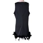 XPlus sleeveless black dress with feather hem Size XL Photo 3