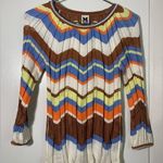 Missoni Multicolor Pointelle Knit, zig zag classic top. 40/4 Photo 0