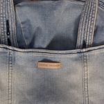 Guess  los Angeles denim fringe ankles jumpsuit size 2 Photo 4