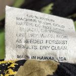 Jams World Vintage  Flora Grande Floral Jumpsuit Cropped Black Made In Hawaii USA Photo 11