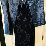 CDC evening dress with scarf Blue Size 12 Photo 5
