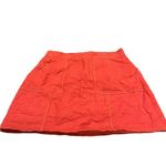 C/MEO COLLECTIVE  red linen mini skirt Photo 3