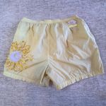 Nike Sportswear Project Uphoria Yellow Daisy Women's Nylon Woven Shorts Large Photo 9