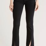 Pistola Women's Teagan High Waist Slit Cuff Slim Leg Black Jeans, Size 28 Photo 9