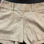 Ann Taylor  Khaki Side Zip Cotton Shorts Size 0 Photo 0