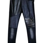 Trendy Black and Gray Women's Skinny Jeans Size 31 Photo 0