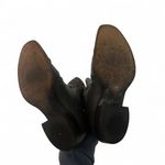 American Vintage Vintage Grey Gray leather western cowboy boots El Dorado womens size 9.5 D Photo 3