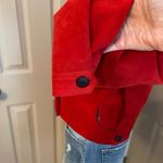 Bill Blass Blassuede By Red & Black Ultrasuede Boxy Cropped Jacket Size 8. Photo 6