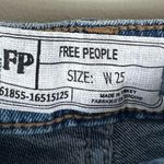 Free People Flare Jeans Womens 25 High Rise Straight Leg Medium Wash Western Photo 5