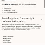 J.Crew  Featherweight cashmere-blend cropped sweater shell Photo 1