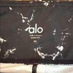 Alo Yoga  High-Waist Leggings Black White Marble Print Size M Photo 1