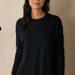 The Normal Brand Puremeso Split Side Overshirt Black High Photo 0