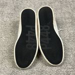 P448  John Low Top Snake Gold Sneakers Shoes Womens 37 US 6.5 7 Suede Glitter Photo 8