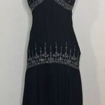 Stenay Y2K Black Silk Beaded Fairy Goth Dress 8P Size 8 Photo 0