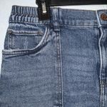 Sincerely Jules Faded Blue Denim Elastic Waist Straight Leg Mom Jeans Size 11 Photo 2