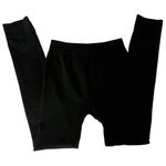 Connection 18 SIZE 1X Cozy Warm Comfort Seamless Fleece Lined Mid Rise Leggings Black Photo 5