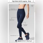 Alo Yoga NWOT High Waist Airlift Leggings Navy Blue Size L Photo 2