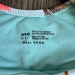 Aerie NEW  Twist Front Floral Leaf Cut Out One Piece Swimsuit Size Small Photo 5