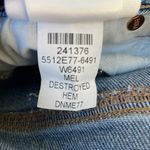 Paige  Denim Cindy High Rise Straight Leg Destroyed Raw Hem Jeans in Mel Size 24 Photo 15