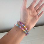 Neon Translucent Beaded Bracelets Photo 2