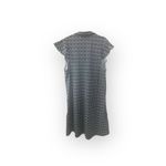 new Gottex ★ Sleeveless Ruffle Sleeve UPF50+ Tennis Dress ★ Navy Gothic Print S Blue Photo 3