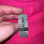 Gildan Pigeon Forge TN Sail Away Livin Salty Womens Dog Print T Shirt Top Pink Large Photo 5