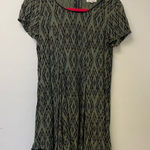 Silence + Noise Urban Outfitters  Green Snake Ikat Witchy T Shirt Dress SZ S Photo 0
