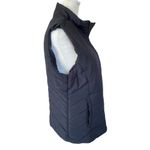 Aeropostale women’s black sleeveless zip up vest size medium fully lined Photo 3