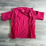 Columbia Fleece Zip Up Magenta Pink Medium Zipper Pockets Athleisure Photo 4