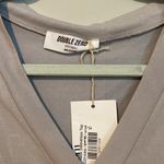 Double Zero NWT purple/gray loose tank Photo 3