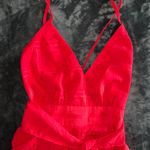 Princess Polly Theodora Romper in Red Photo 9