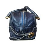 Chloé CHLOE Paddington Navy Blue Leather Satchel Hand Bag with Lock & Key Photo 3