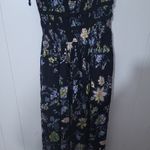 Free People Womens Isla Midi Dress Floral Print Black Size S/P Photo 3